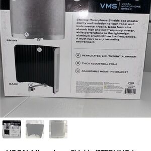 VMS Vocal Microphone Shield - Silver